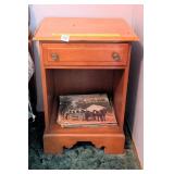 Wooden Side Table - Measures Approx. 19W x 27T x