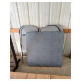 Card Table and (4) Metal Folding Chairs - Located