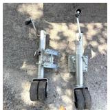 Pair of trailer jacks