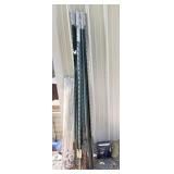 Group lot of fencing: t-posts, 5-mile American