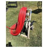 Large Garden Hose & Reel w/ hose
