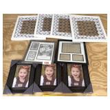 Group lot of picture frames. Majority unused.