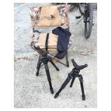 (2) Shooting Tri-pods & a Northern Flight hunting