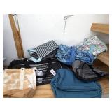 Group lot of tote bags; one new with tags