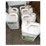 Liquid Turf Fertilizer; (3) are new, (1) is