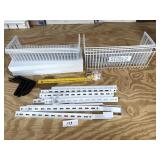 Small Shelves w/ brackets & what appears to be an