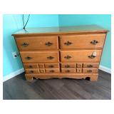 Dresser; appears to be maple; approx. 31 in T x