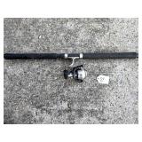 Lews Lite Speed 75 Spinning Reel equipped with a