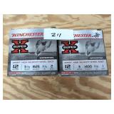 (2) Boxes of Winchester Super X Water Fowl 12