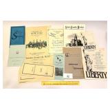 Vintage Columbia, KY ephemera including map &