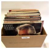 Box Lot of Records: Gospel, Tammy Wynette, Buck