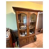 Hutch w/ glass doors; contents NOT included; has