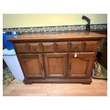 Sideboard; approx. 46 in L x 17 3/4 in W x 32 in