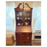 Antique Secretary; does come w/ key; contents NOT