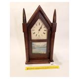 Vintage Clock; appears to be hand-made; inside