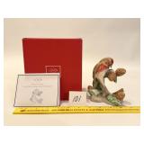 2018 Lenox Christmas Common Redpole Bird Figurine