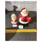 (2) Vintage Santa Claus; one on left is squeaky