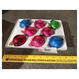 Vintage Shiny Brite Christmas Ornaments