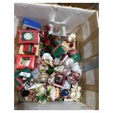 Box of Christmas Ornaments