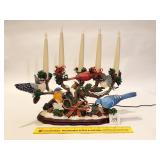 Danbury Mint Winter Perch Bird Light; does work