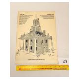 Adair County Courthouse 1847 print by Joe Moore