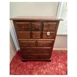 Wooden Dresser; approx. 48 in T x 34 in W x 18 in