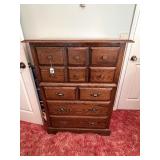 Wooden Dresser; approx. 48 in T x 34 in W x 18 in