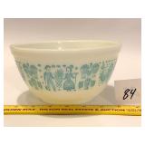 Vintage Pyrex 402 Amish Butterprint Turquoise