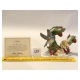 2010 Lenox Christmas Blue Titmouse Bird Figurine