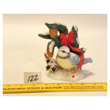 2010 Lenox Blue Titmouse Bird Figurine