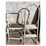 Pair of small household stepstools / ladders
