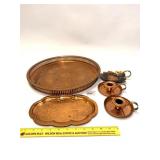 Group lot of Copper Dï¿½cor
