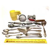 Vintage Kitchen Utensils including some