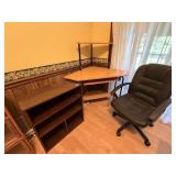Corner Desk w/ chair; also includes a small