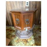 Small Octagonal Side Table; approx. 22 in T x 18