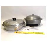 Vintage Club Aluminum pan (has some damage to