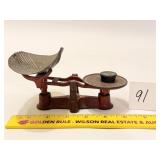Antique Small Scale; possibly a toy or salesman's