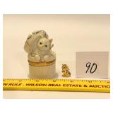 Lenox Treasures The Cat Surprise Box Trinket Dish
