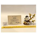 2005 Lenox Black Capped Chickadee Bird Figurine