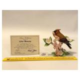 2008 Lenox Cedar Waxwing Bird Figurine