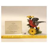 2000 Lenox White Winged Crossbill Bird Figurine