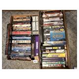 (2) Boxes of DVD's