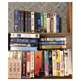 Large group lot of VHS tapes