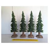 (4) Tall Resin Trees         Located in Basement