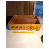 Vintage Wooden Double-Cola Crate        Located