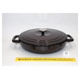 Guy Fieri 3 1/2 Qt Cast Iron Enamel Skillet;