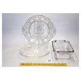Glass Bakeware, including Anchor Hocking Loaf,