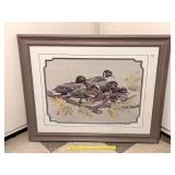 Framed Art LaMay print; approx. 33 1/2 in x 28 in