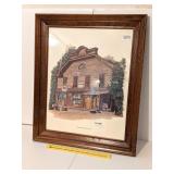 Framed Don Engler Print 'Ole Memories Never Die';