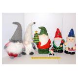 Group of Gnomes, including (2) light up blow